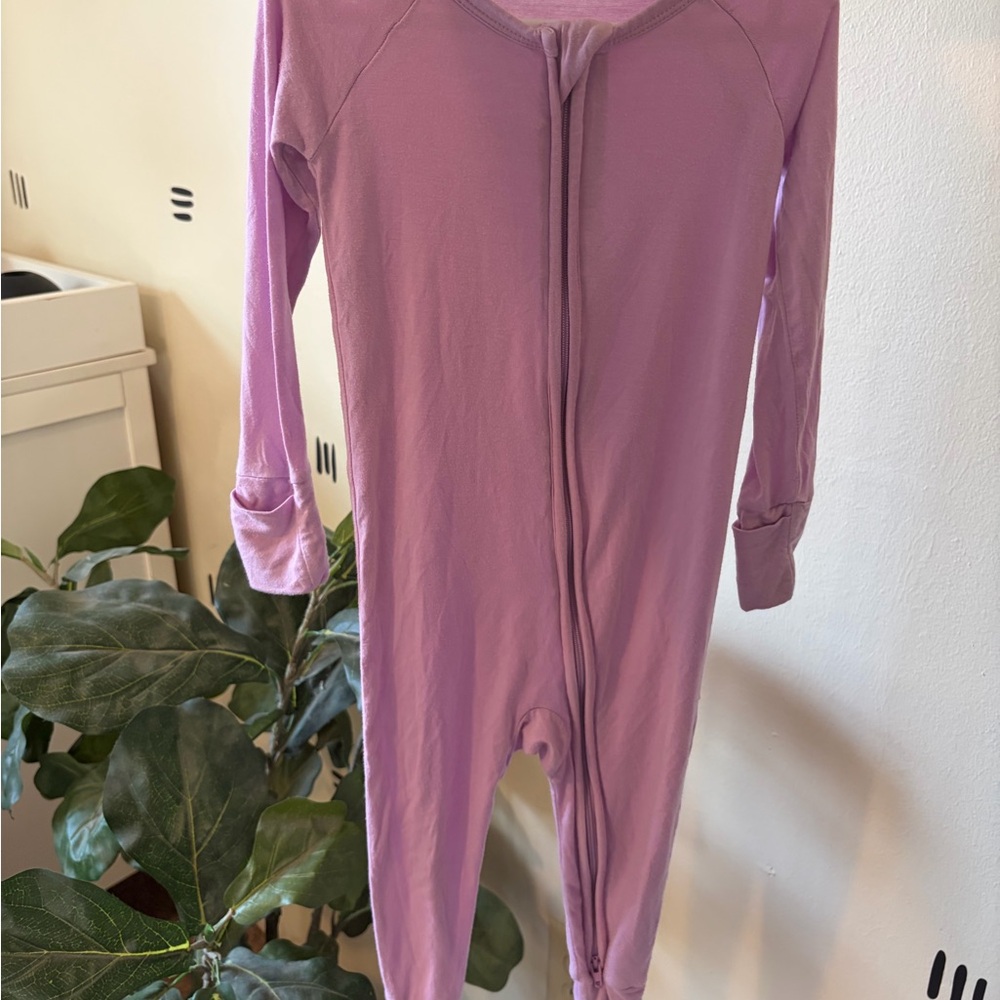 Little Sleepies Lavender Baby Onesie